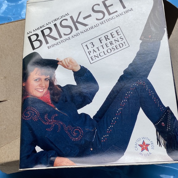 Vintage Brisk-Set Rhinestone and Nailhead Setting Machine - Picture 3 of 8